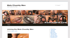 Desktop Screenshot of malechastitymen.com